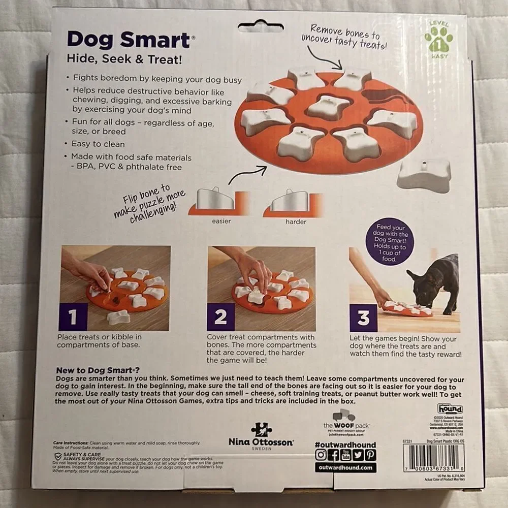 Outward hound Dog Smart Hide, Seek & Treat! skill level 1 puzzle